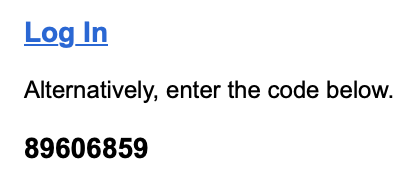 E‑mail met verificatiecode