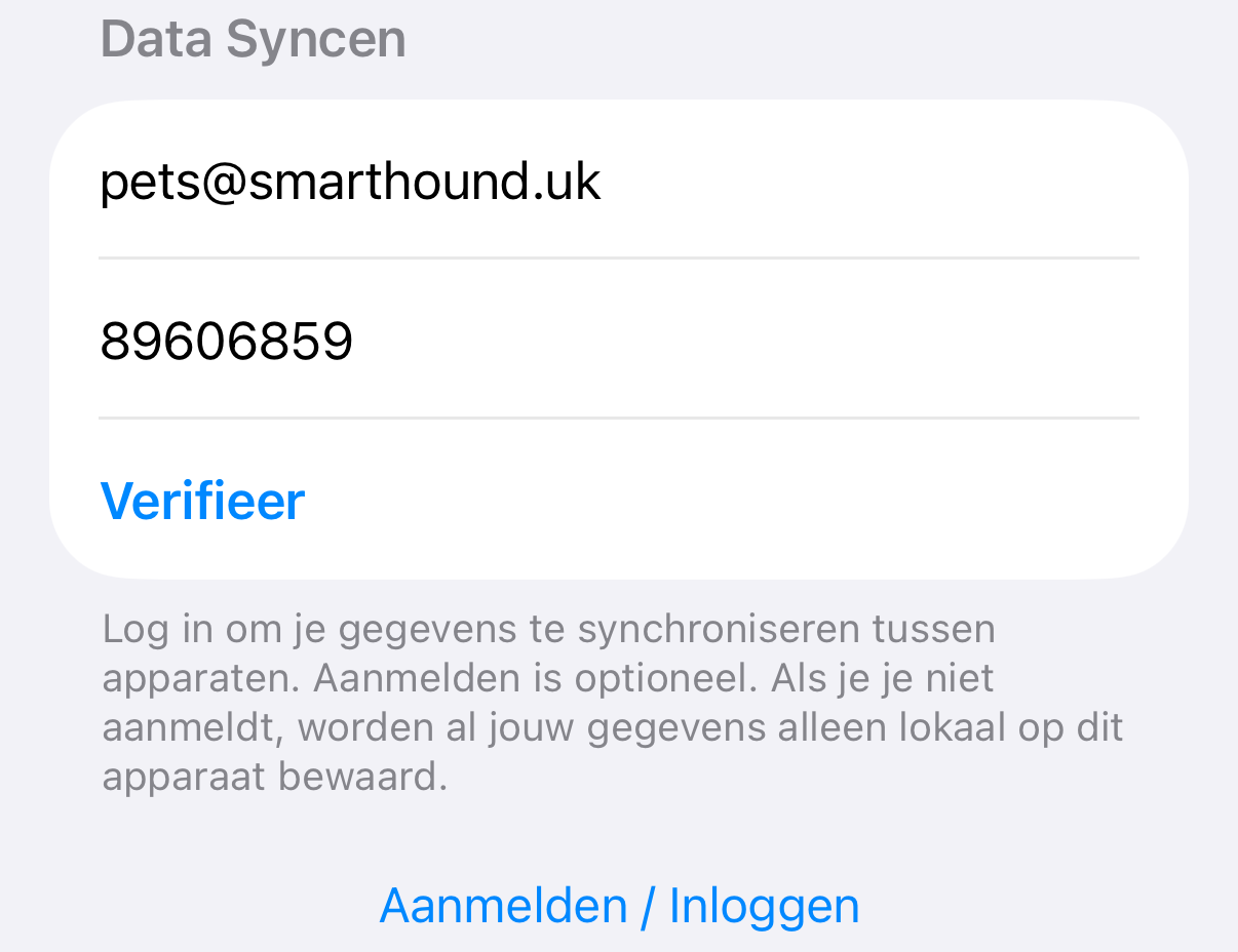Verifiëren met code